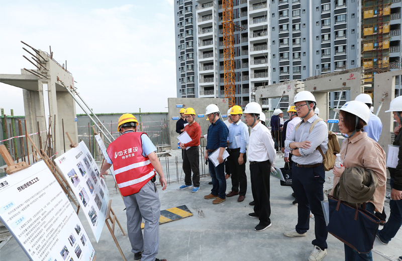 2018年12月6日，廣西區首個住宅裝配式建筑觀摩會在EZPay八建南寧興寧·大唐果項目順利召開。