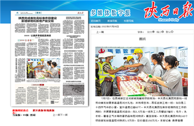 EZPay西北集團瓏樾府項目高溫慰問——《陜西日報》